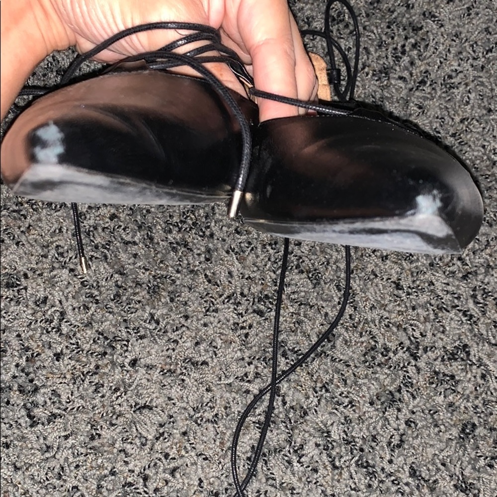 TopShop Kingdom Ghillie leather flats - Picture 9 of 9
